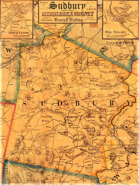 Historical Maps of Sudbury