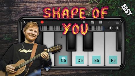 Shape of you intro music piano lesson with chords 🎵 easy piano tutorial ...