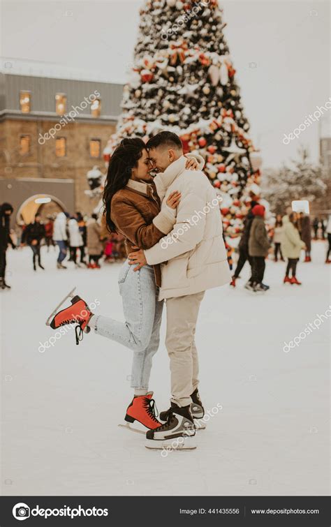 Cute Couples Ice Skating