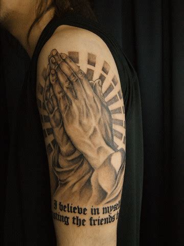 praying hands tattoo | praying hands tattoo from tokyo tifan… | TIFANA TATTOO | Flickr