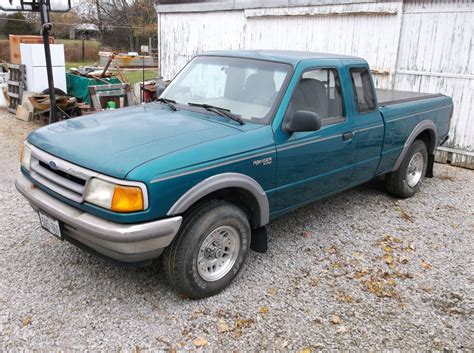 Green 1993 Ford Ranger XLT 4 x 4 - Classic Ford Ranger 1993 for sale