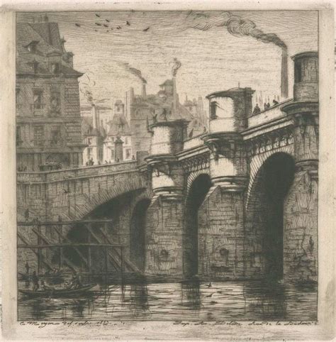 Le Pont Neuf. Vintage Wall Art, Vintage Walls, Vintage Posters, National Gallery Of Art ...