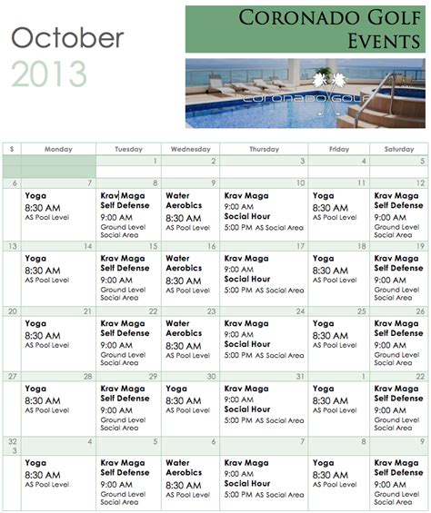 Coronado Golf Events Calendar Image - Liz Larroquette