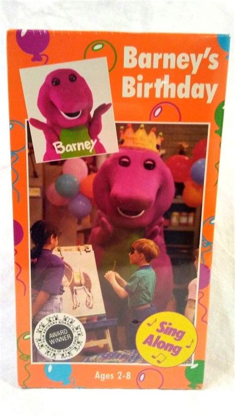 Barney Vhs Barney S Birthday Rare Vintage S Sing Along Video | The Best ...