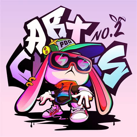 Rabbit by Changyu Hu on Dribbble Graffiti Cartoons, Cool Cartoons, Cartoon Styles, Cartoon Art ...