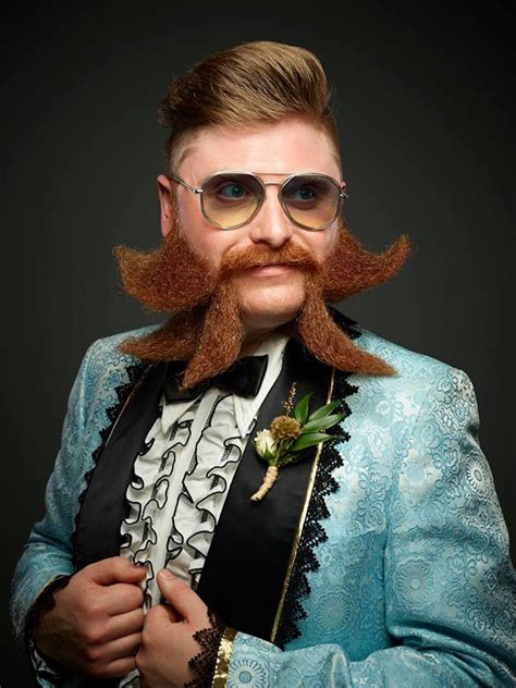 World Beard and Moustache Championships Exhibit Quirky Beard Styles