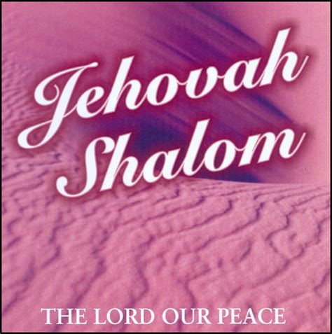 CD – Jehovah Shalom | Greg Biddell Ministries