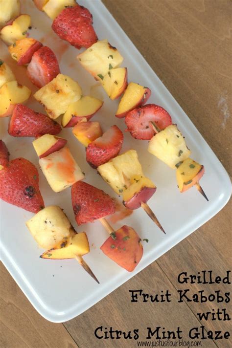 Grilled Fruit Kabobs - My Suburban Kitchen