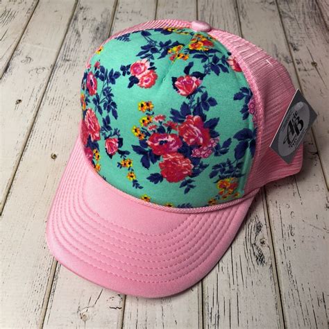 Cute Floral Fashion Trucker Hat Floral Hat Womens Hat - Etsy