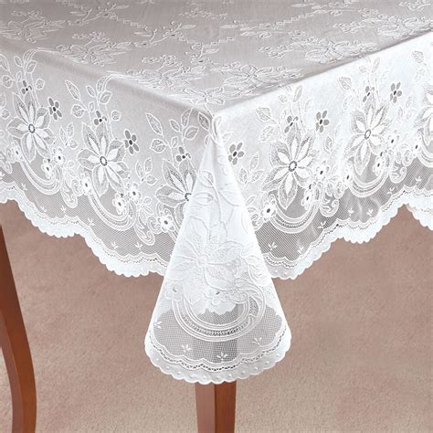 Vinyl Lace Tablecloth - Vinyl Lace Tablecloth - Miles Kimball | Lace tablecloth, Table cloth ...