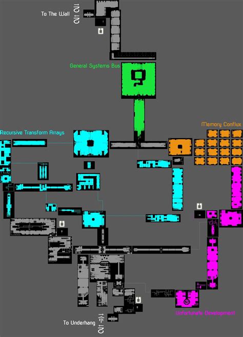 Rain World - Detailed Region Maps