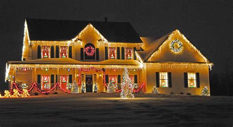 Beautiful Christmas Lights On Houses