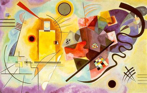 Kandinsky, Yellow-Red-Blue , 1925, oil on canvas, Centre Georges Pompidou, Abstract Expressionist