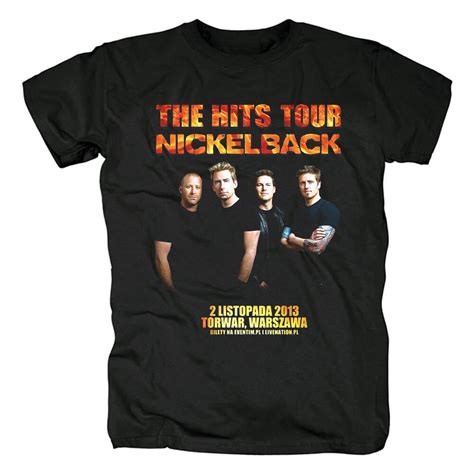 Canada Nickelback Band T-Shirt Metal Shirts | WISHINY