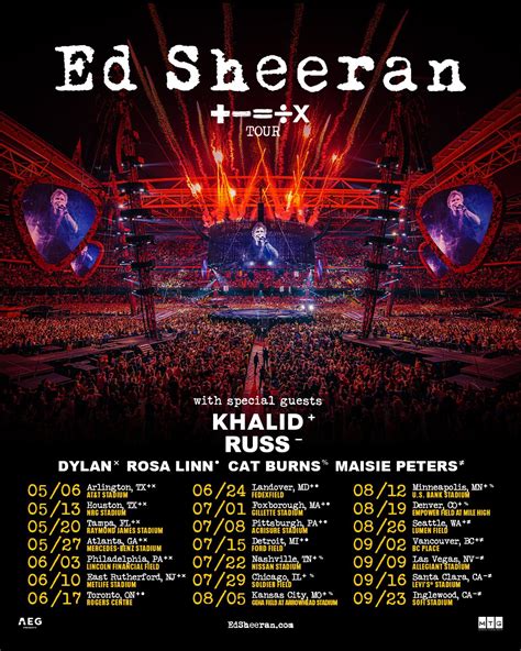 Ed Sheeran Tickets 2023 England - C Jeannette Frank