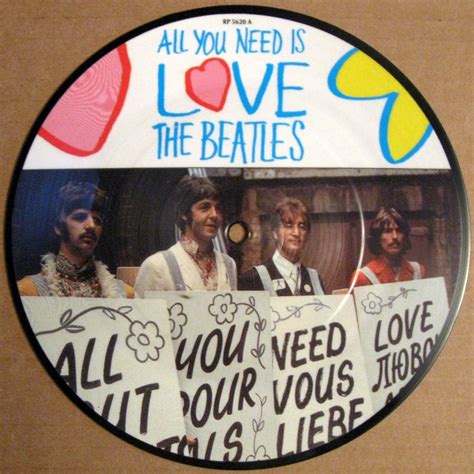 Beatles - All You Need Is Love - 7" Picture Disc - EMI Records - 1987 - UK - New | Beatles ...