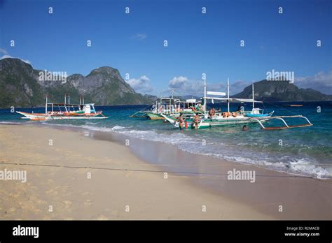 Boat tours, Palawan, Philippines Stock Photo - Alamy