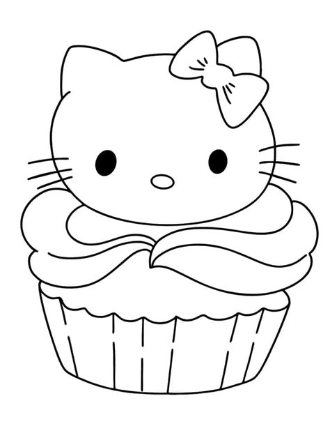 Hello Kitty coloring pages - ColoringLib