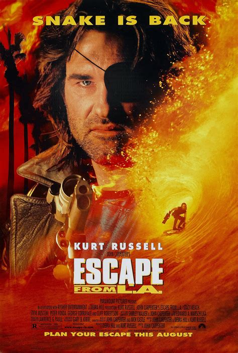 Escape from L.A. 1996 | Movie posters, Movie posters vintage, Sci fi movies