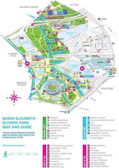 Queen Elizabeth Olympic Park Map - Mike Hall