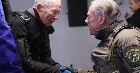 Texas governor skydives for first time alongside World War II vet, 106 | The Seattle Times