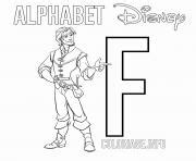45+ Disney Alphabet Coloring Pages F