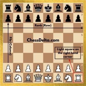 chess board set up diagram