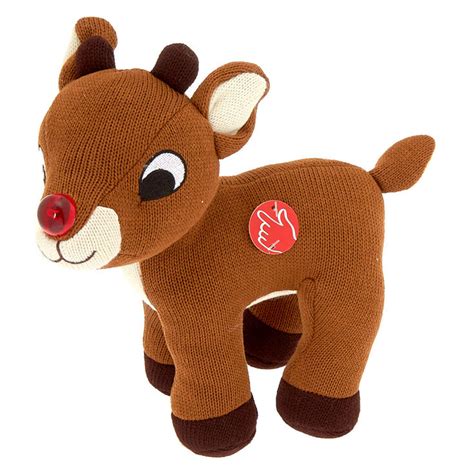 Rudolph the Red-Nosed Reindeer Singing Plush Toy | Claire's