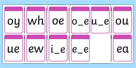 Phase 5 Graphemes Flash Cards (teacher made)