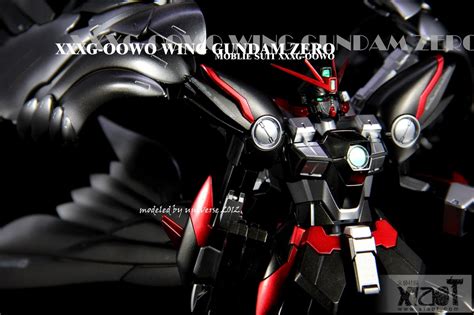 GUNDAM GUY: XXXG-00W0 Wing Gundam Zero Black Shadow Custom - Painted Build