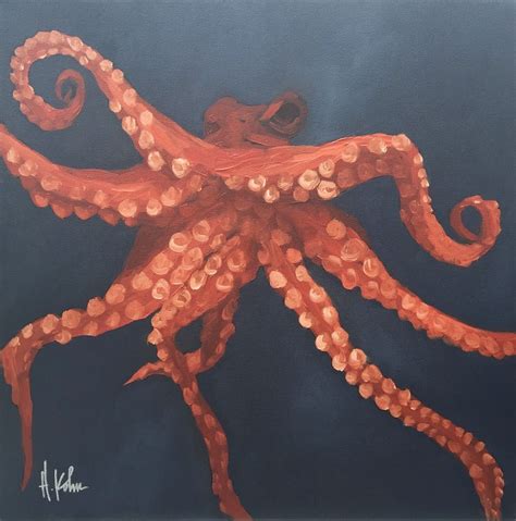 Octopus | Octopus painting, Underwater painting, Underwater art