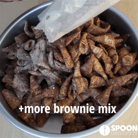 These Caramel Brownie Bugles Are Even Better Than Puppy Chow Puppy Chow, Chow Chow, Snack Mixes ...