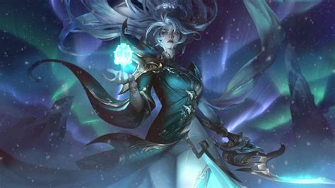 Winterblessed Warrior Diana (LoL) Live Wallpaper