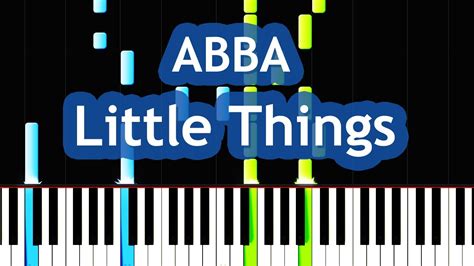 ABBA - Little Things Piano Tutorial - YouTube