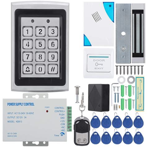 Door Access Control System, Electric Magnetic Door Lock Access Control Card Password Door Home ...