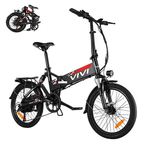 Buy Vivi Electric Bike, 20" x 4.0 Tire Electric Bike for Adults 500W Folding Ebike with 48V 10 ...