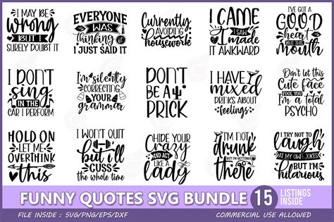 Funny Svg Bundle Funny Quotes Svg Sayings Svg Svg Fil - vrogue.co