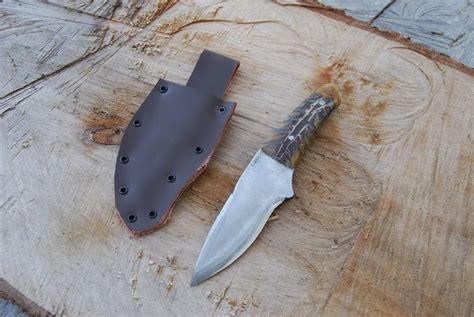 Hand forged knife, Hand made hunting knife, Camping knife, Hunting ...