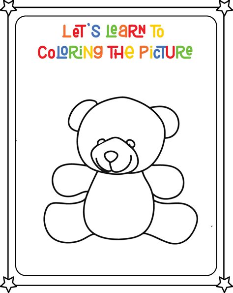 drawing vector image teddy bear 36580336 Vector Art at Vecteezy