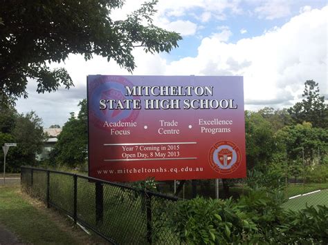 Mitchelton State High School - Signs and logo | School signs, Brisbane ...