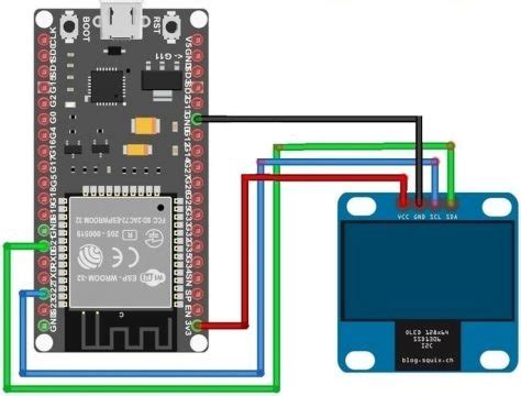 MicroPython: Interfacing 0.96" OLED Display with ESP32