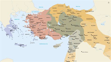 Anatolia Asia Minor Map