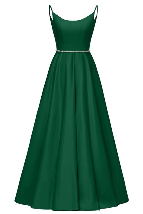 NNagrace Satin Bridesmaid Dresses for Wedding 2023,Spaghetti Straps ...