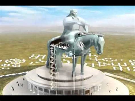 Genghis Khan Statue Complex - YouTube