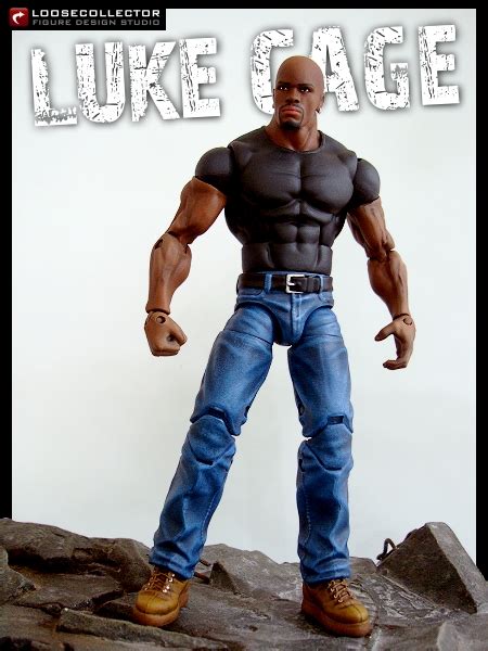 Loosecollector Custom Action Figures Official Website: Luke Cage (Black Tee)