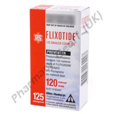 Flixotide Inhaler (Fluticasone Propionate) - 125mcg (120 Doses) :: Asthma :: Pharmacy Geoff (UK)