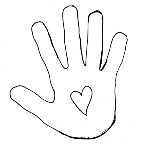 Hand Print Templates Clipart - Free to use Clip Art Resource - ClipArt Best - ClipArt Best