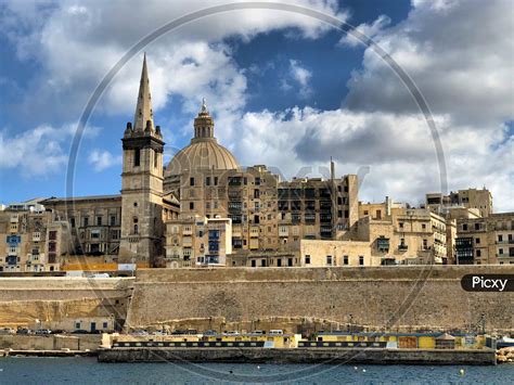 Image of Historic old town of Valletta in Malta 5.3.2020-DN004504-Picxy