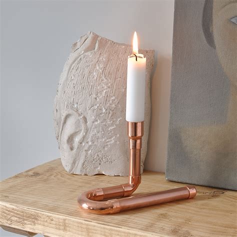 Single Copper Candle Holder - MöA Design