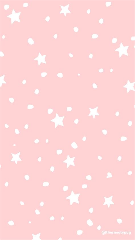 Pink star wallpaper (@thesnootypug) | Star wallpaper, Iphone background ...